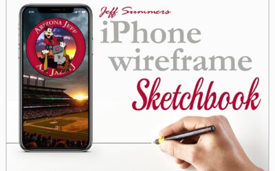 iPhone Wireframe Sketchbook